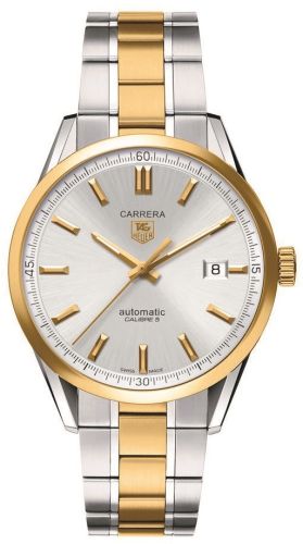 TAG Heuer Carrera Calibre 5 39 Stainless Steel / Yellow Gold / Silver / Bracelet